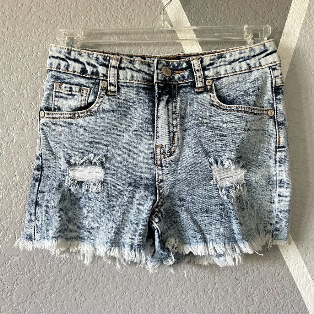 High Waisted Denim Shorts